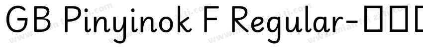 GB Pinyinok F Regular字体转换